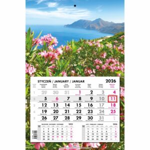 Kalendarz 2026 jednodzielny główka płaska GRECJA KOS KJ26-21 35c7be7fb2cb2ed46772403c27487815