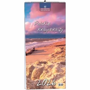 Kalendarz 2026 TRÓJDZIELNY 13 planszowy 31 x 65 cm POLSKIE PEJZAŻE 8b567a646df860495258a9a2ec86da42