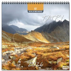 Kalendarz 2026 ścienny duży 30 x 60 cm 13 planszowy TATRY 2d8013ee3ef3d3538a926fff553f47cf