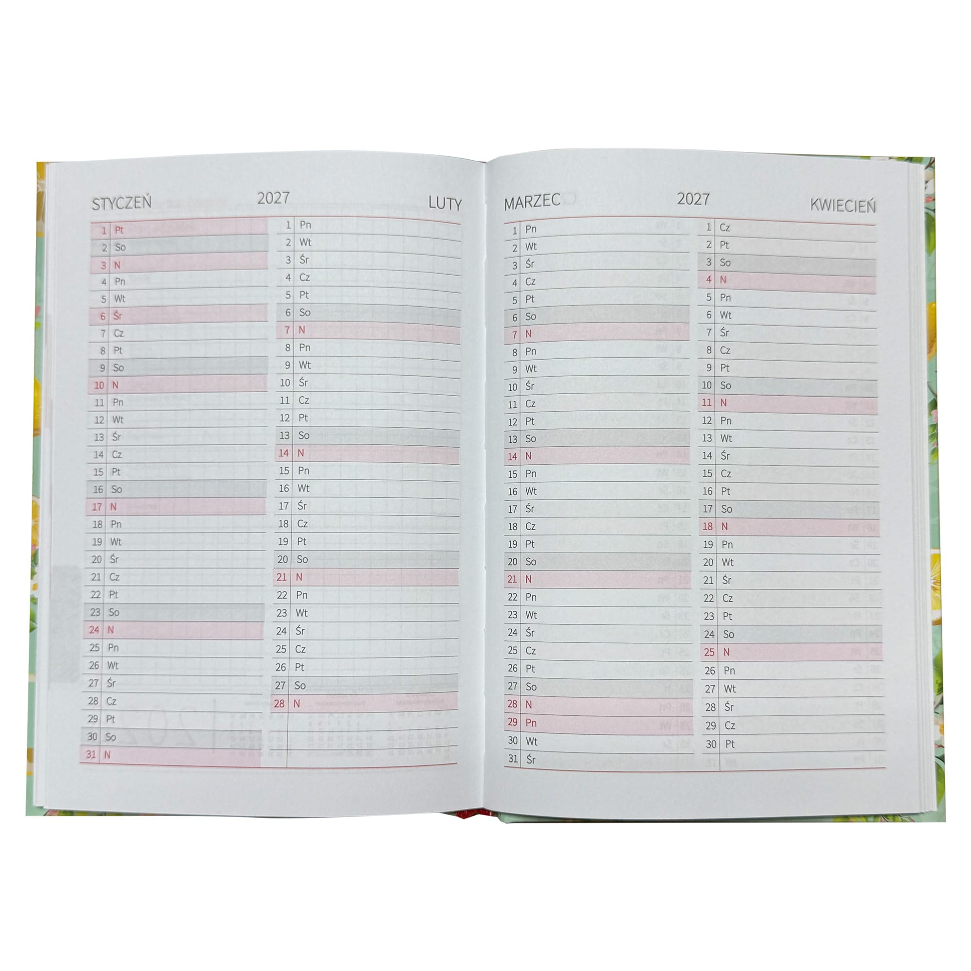 Kalendarz 2026 książkowy tygodniowy A5 notatka soft touch NIEBIESKIE RÓŻE 1de39856efd8ca223414b25a7a0374eb