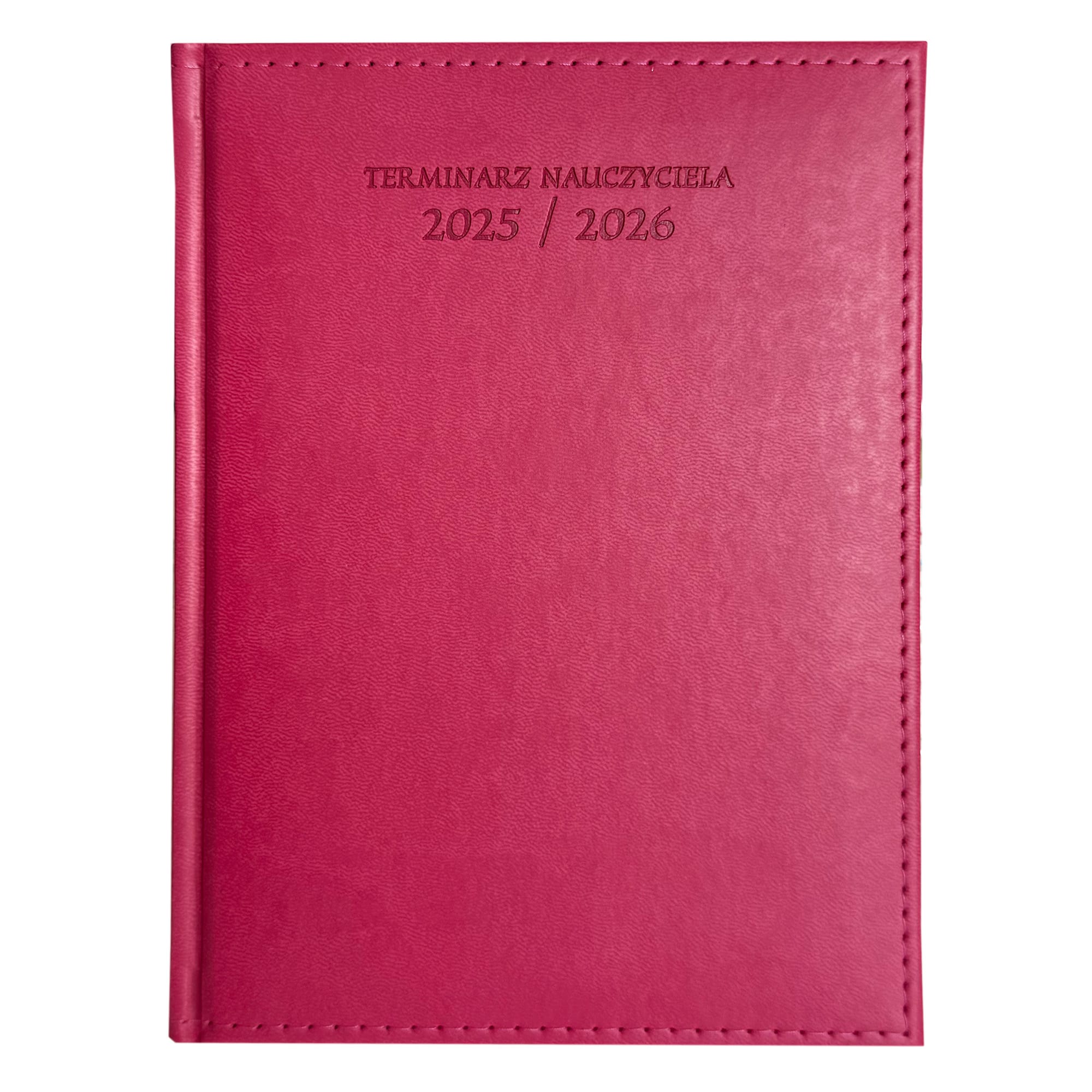 Kalendarz nauczyciela 2025/2026 A5 dzienny sb/nd razem CIEMNA FUKSJA 612960e7b099e7bff83f9b6192f312ed