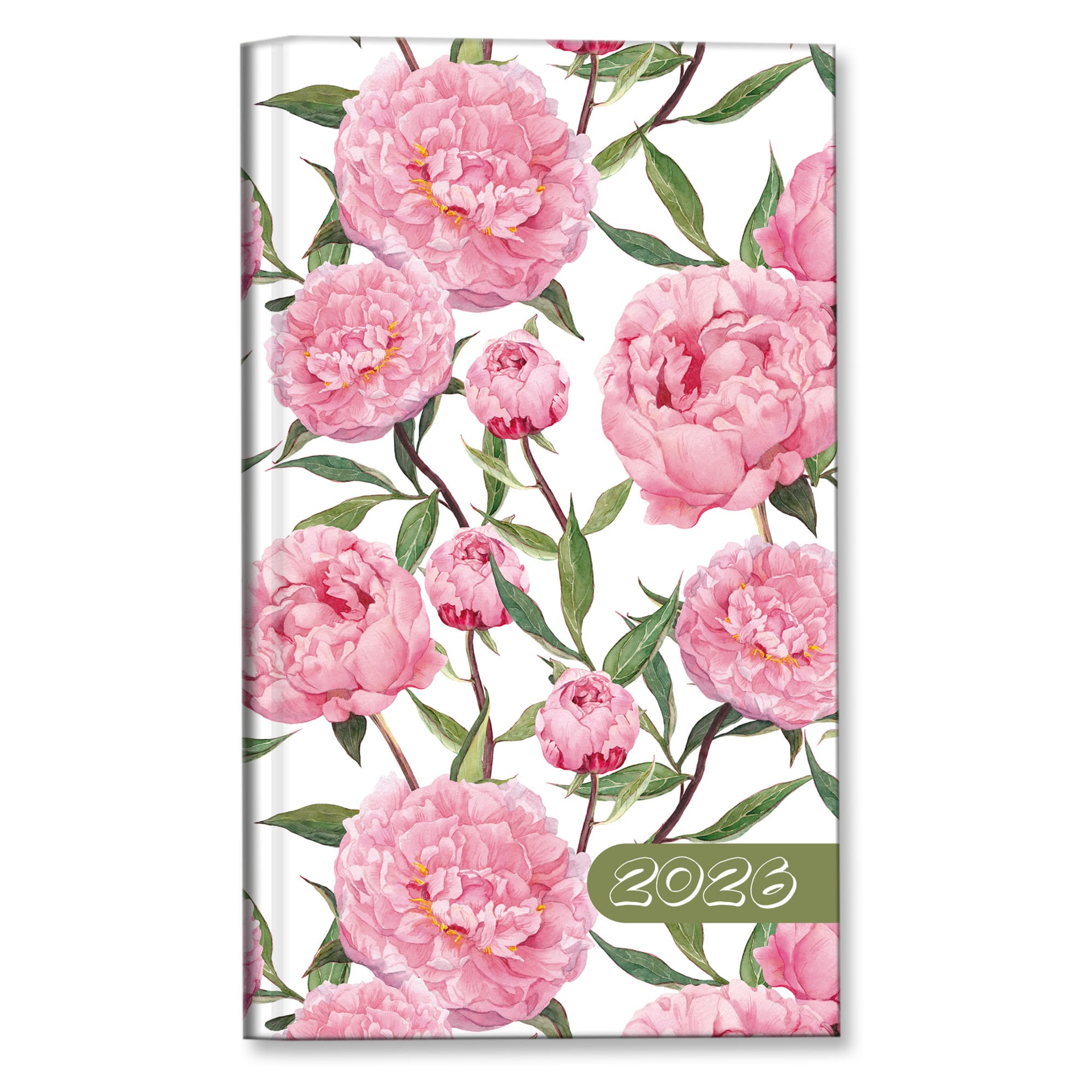 Kalendarz 2026 A6 tygodniowy kieszonkowy Soft Touch PEONIE 8a0bf2972657cc12efef1dc5b83ef231