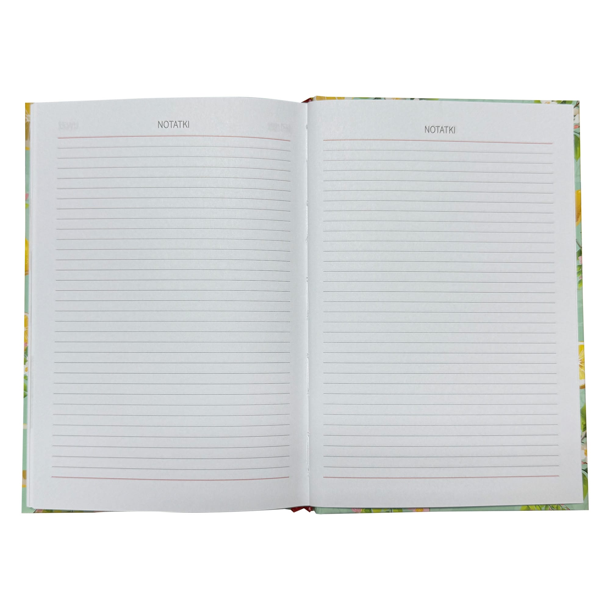 Kalendarz 2026 książkowy tygodniowy A5 notatka soft touch CYTRUSOWE KWIATY e8746f7c90c254cc3c570d9f45fa37e8