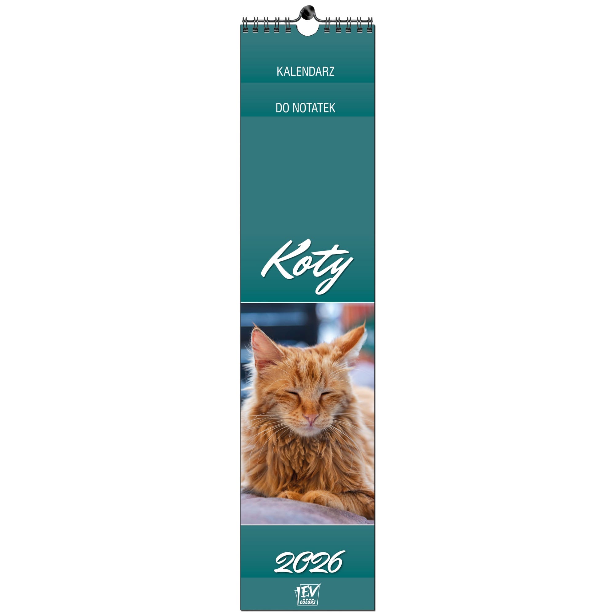 Kalendarz 2026 paskowy terminarz do notatek 11×48 13 planszowy KOTY 8df16122e69fbbcf908e12ec1fafed8f