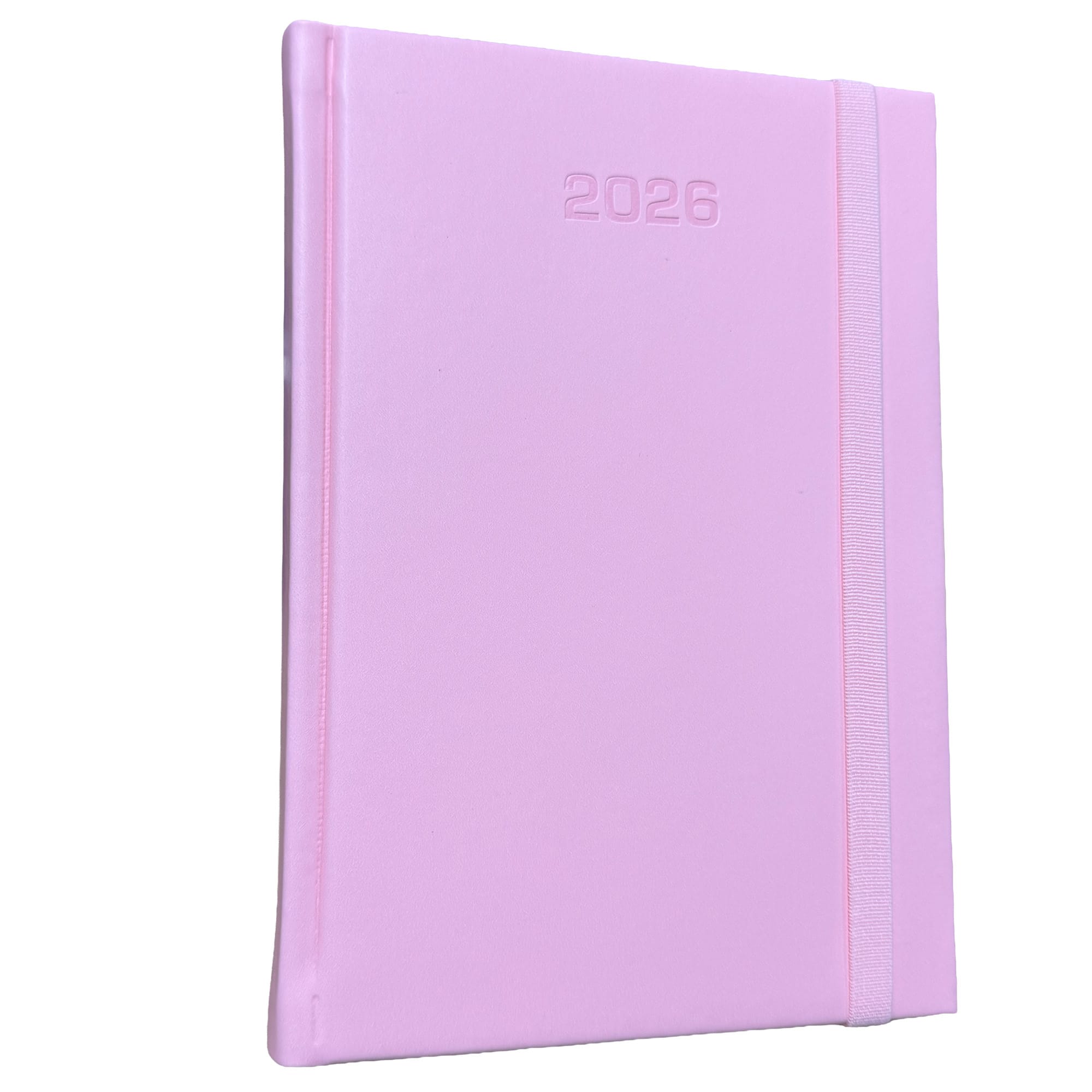 Kalendarz 2026 A5 dzienny sobota niedziela razem z gumką PUDROWY RÓŻ 0bc04ceaa655742c6ff55bd731da0bb2