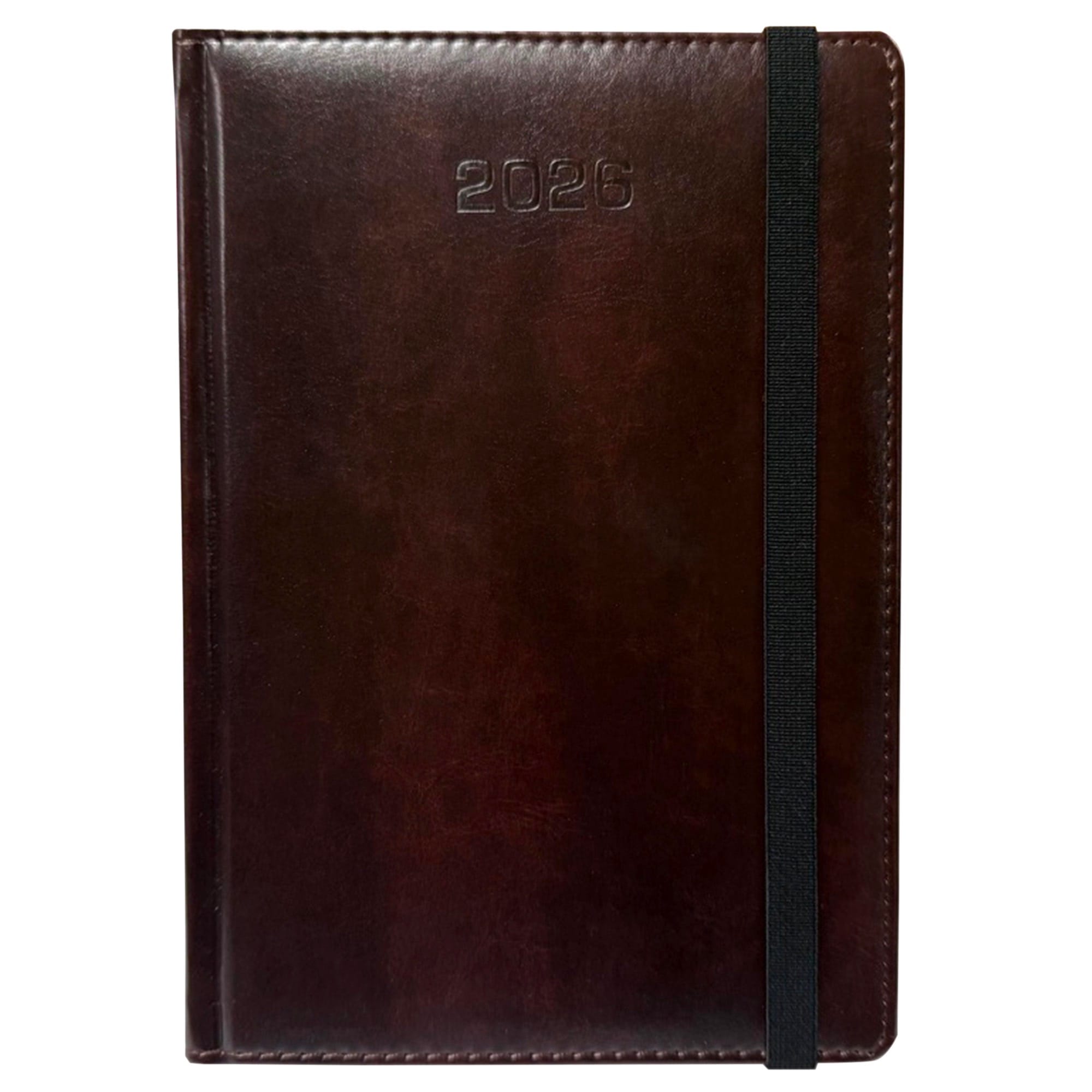 Kalendarz 2026 A5 tygodniowy Rozkładówka z gumką CZEKOLADOWO BRĄZOWY cccb0a3bc65e4422e2fdc0b5225431af