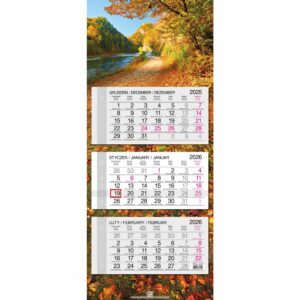 Kalendarz 2026 trójdzielny główka płaska JESIEŃ KSE26-36 9ba83c948b0ba3ea26d8fac6fd685ec5