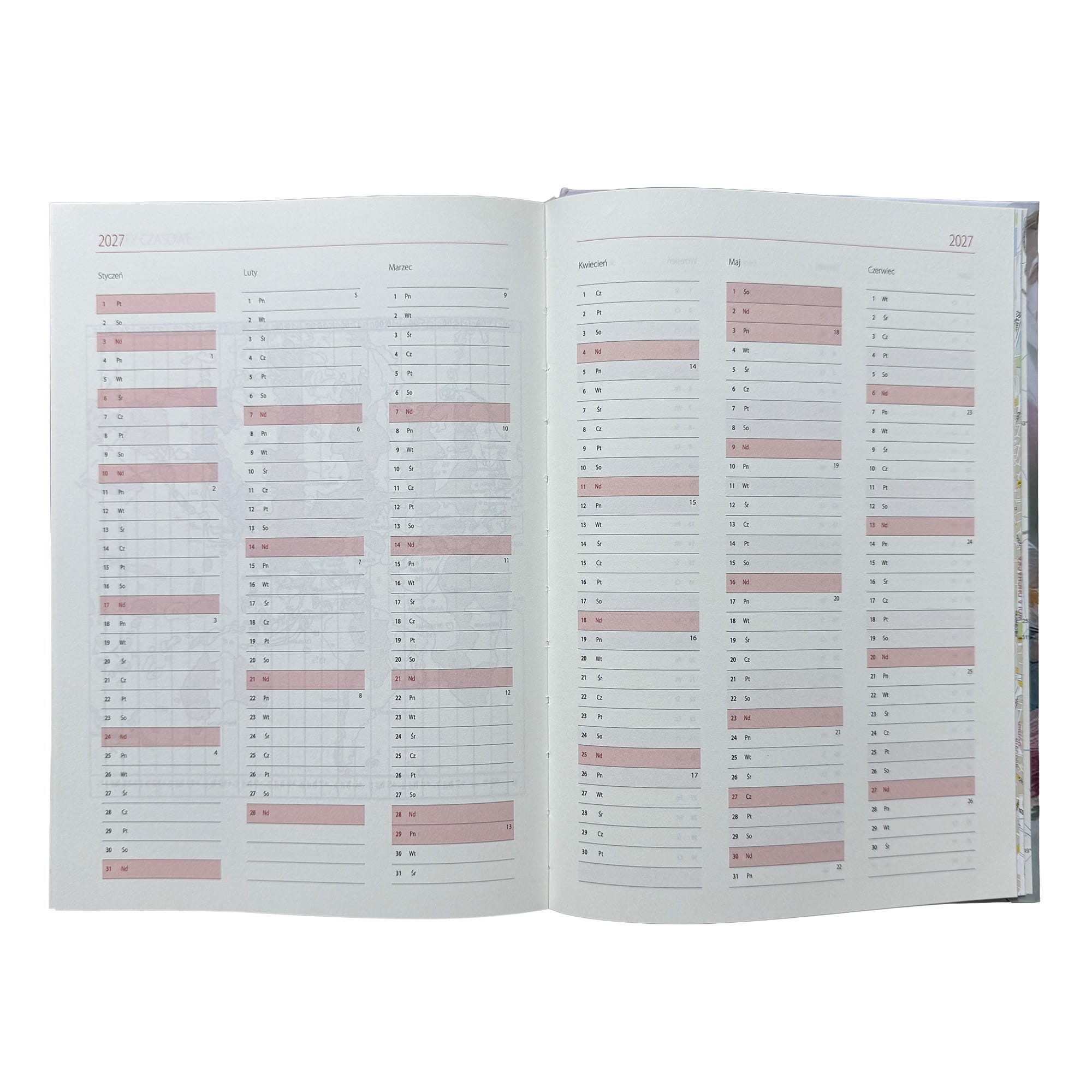 Kalendarz 2026 B5 dzienny sobota niedziela razem Soft Touch KWIATY BLUE 0e2e088268a30487f3835c5c35314c08