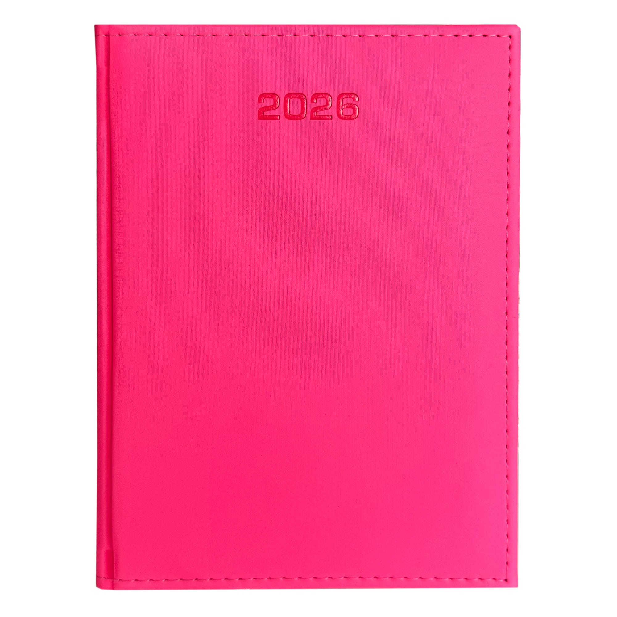 Kalendarz 2026 A5 dzienny sobota niedziela razem NEONOWY RÓŻ 3742472b6a5f2cd8ba5eecc8fea48651