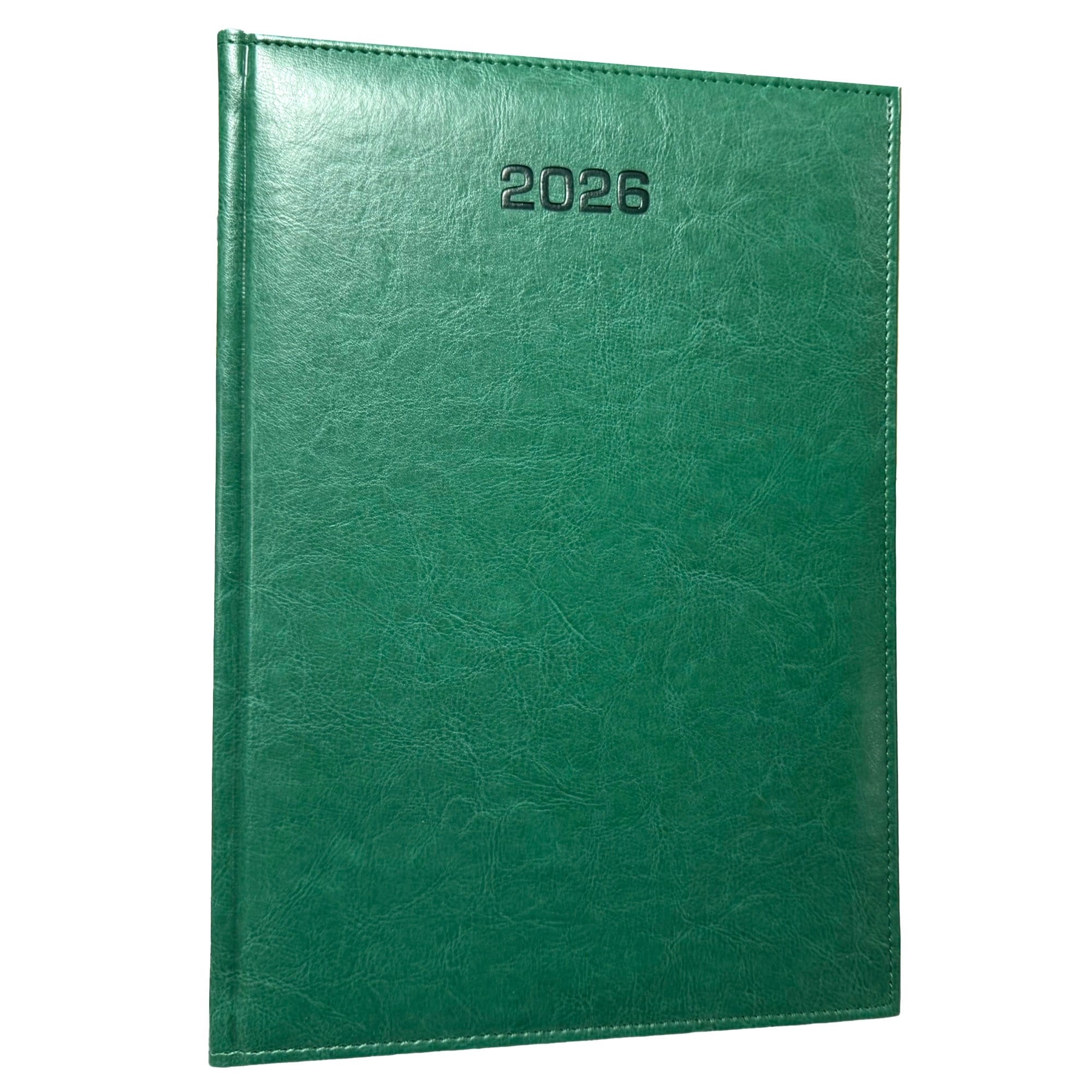 Kalendarz 2026 A4 dzienny sobota niedziela osobno BUTELKOWA ZIELEŃ 581877694b6ba358d88e3afdfbb735cb