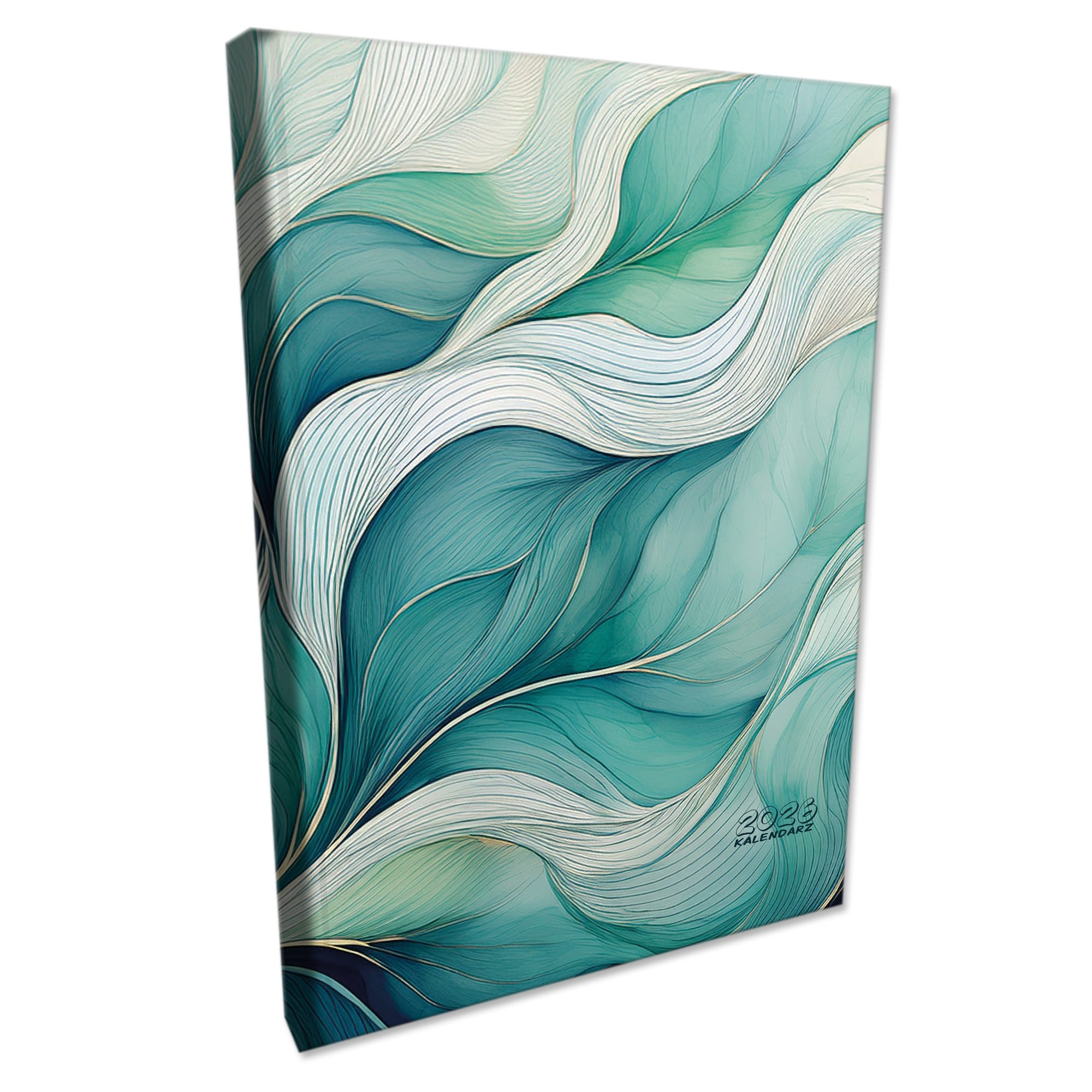 Kalendarz 2026 książkowy dzienny A4 sobota niedziela osobno soft touch papier chamois KOSMICZNY SPOKÓJ 2682f517a21f0c3775bc19a584bb7bd4