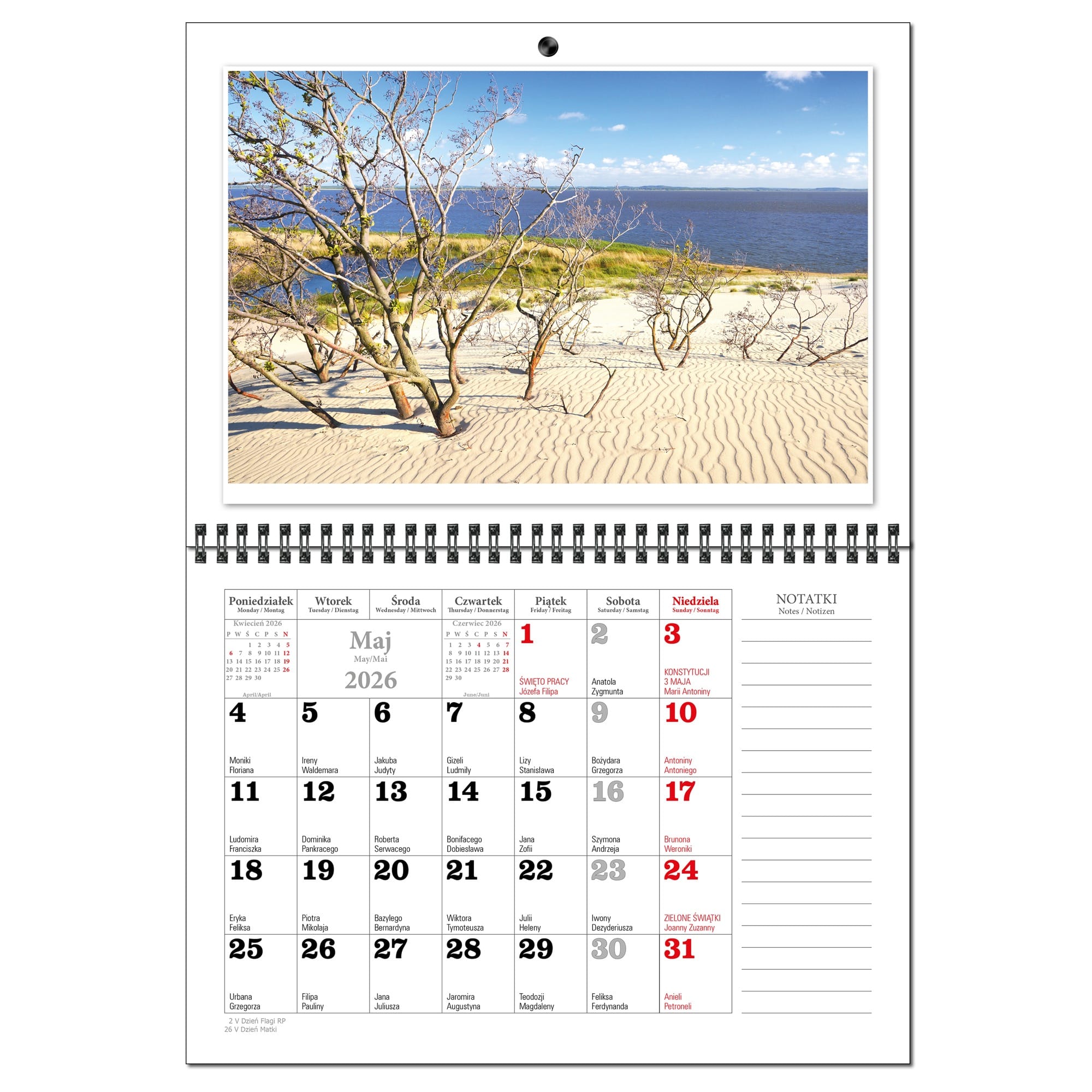 Kalendarz 2026 ścienny terminarz A3 13 planszowy UROCZE POLSKIE ZAKĄTKI 0e6c1bcdaa4ccb71cbe75b764a50b77b
