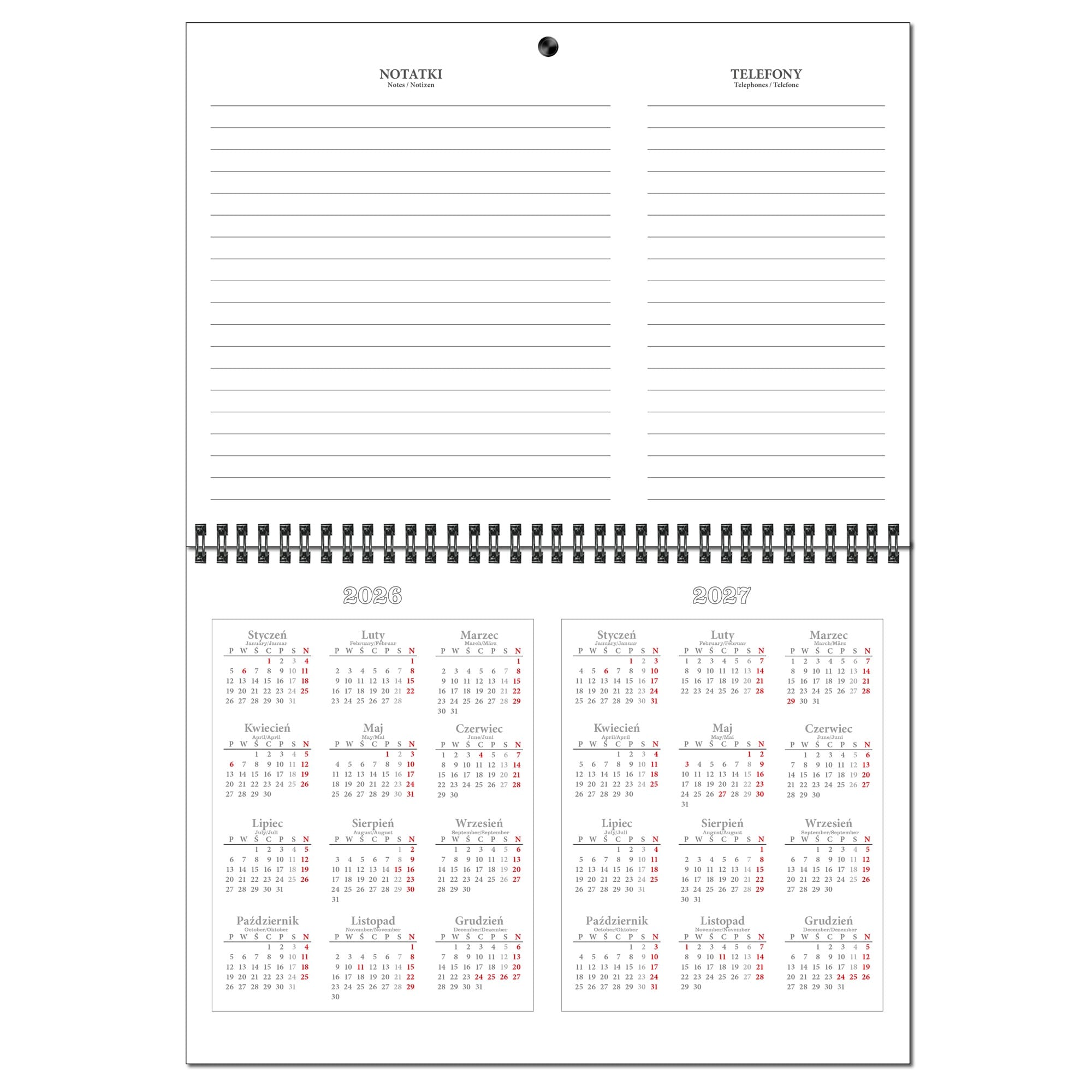 Kalendarz 2026 ścienny terminarz A3 13 planszowy UROCZE POLSKIE ZAKĄTKI e55fb9be7e37e2c35a18e0a0b3660f33