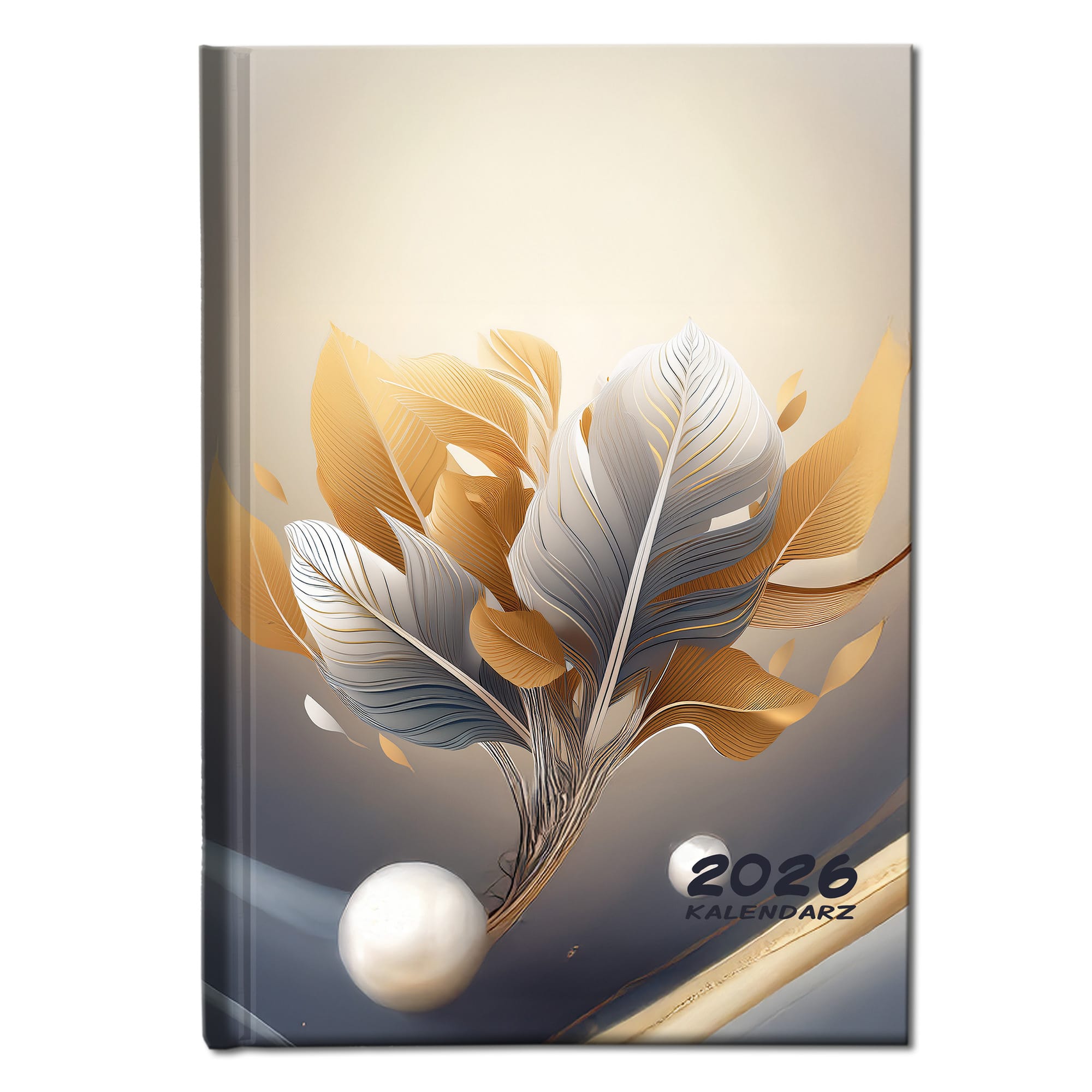 Kalendarz 2026 książkowy tygodniowy A5 notatka soft touch FUTURYSTYCZNA FLORA 8d263c6bdf18ca884d814a7fd96c8d00