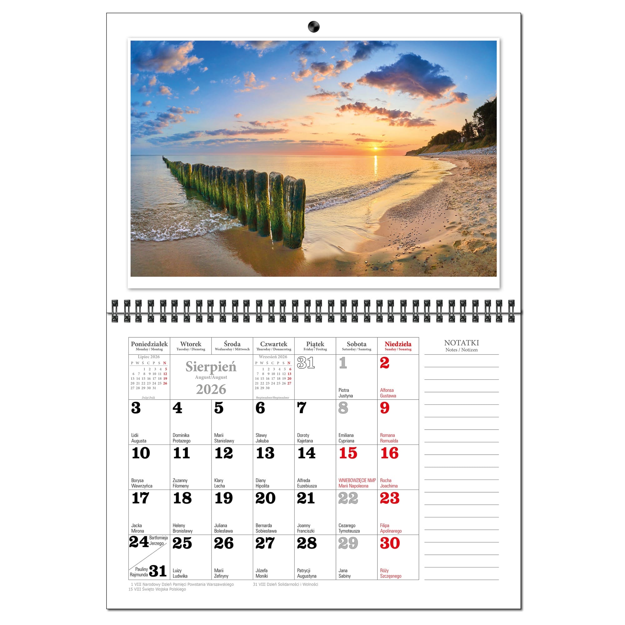 Kalendarz 2026 ścienny terminarz A3 13 planszowy UROCZE POLSKIE ZAKĄTKI 8d9528da01bec1da042e238a8db93f66