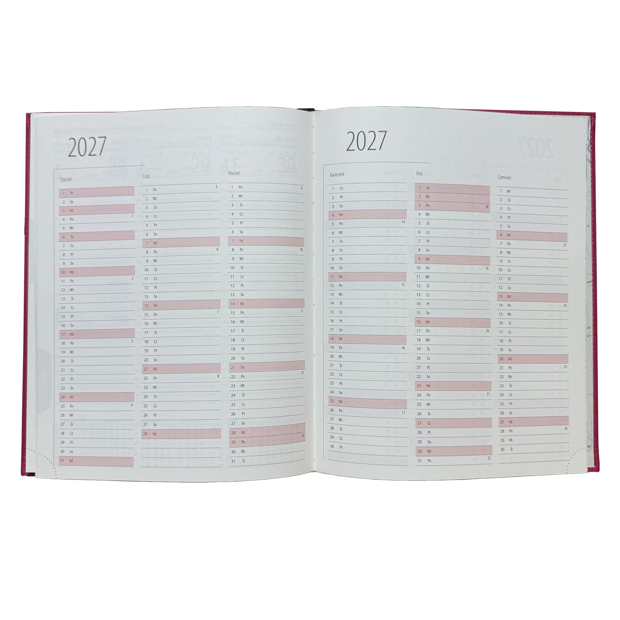 Kalendarz 2026 A4 tygodniowy SMOLISTA CZERŃ 6fa03cbbc75a86e379fb7f0713cbbe4e